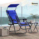 Outsunny Zero Gravity Lounger Chair, Folding Reclining Chair