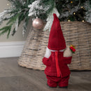 35cm Battery Operated Walking Christmas Musical Gonk in Red