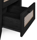 Sydney 2 Drawer Bedside - Black Ash