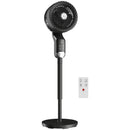 HOMCOM 20 DB Standing Fan For Bedroom, Pedestal Fan With Oscillating