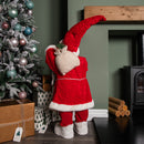 80cm Red Standing Mega Papa Noel Santa Claus Indoor Decoration