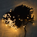 480 LED 38.3m Indoor Outdoor Christmas Multi Function Mains Operated String Lights with Timer in Warm White