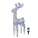1.15m Light up Soft Acrylic Christmas Reindeer with 160 White LEDs