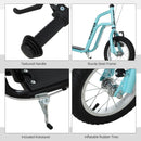 HOMCOM Teen Kids Blue Stunt Scooter