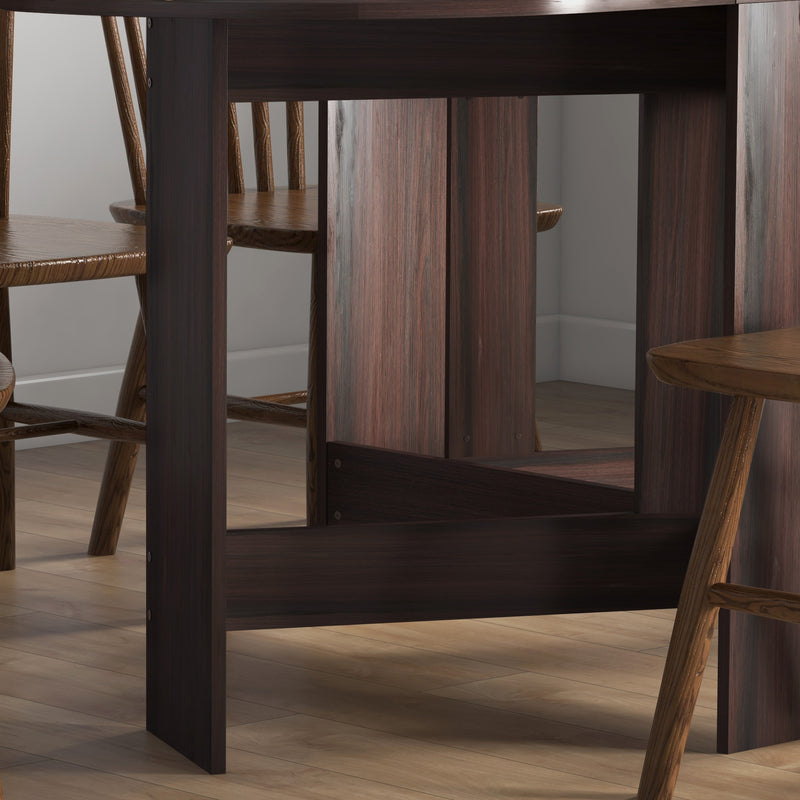 HOMCOM Oval Kitchen Table for Dining Room, Small Space