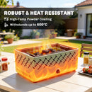 Outsunny Portable Charcoal BBQ Grill With Built-in Fan, Light Green