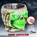 HOMCOM Skeleton Candy Bowl Outdoor Halloween Decoration for Party