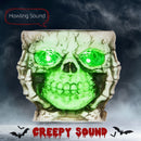 HOMCOM Skeleton Candy Bowl Outdoor Halloween Decoration for Party