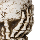 HOMCOM Skeleton Candy Bowl Outdoor Halloween Decoration for Party