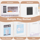 Toddler Pretend Kitchen Toy Set with Stoves and Oven-White