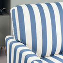 HOMCOM Cuddle Chair With Stripe, Armchair For Living Room