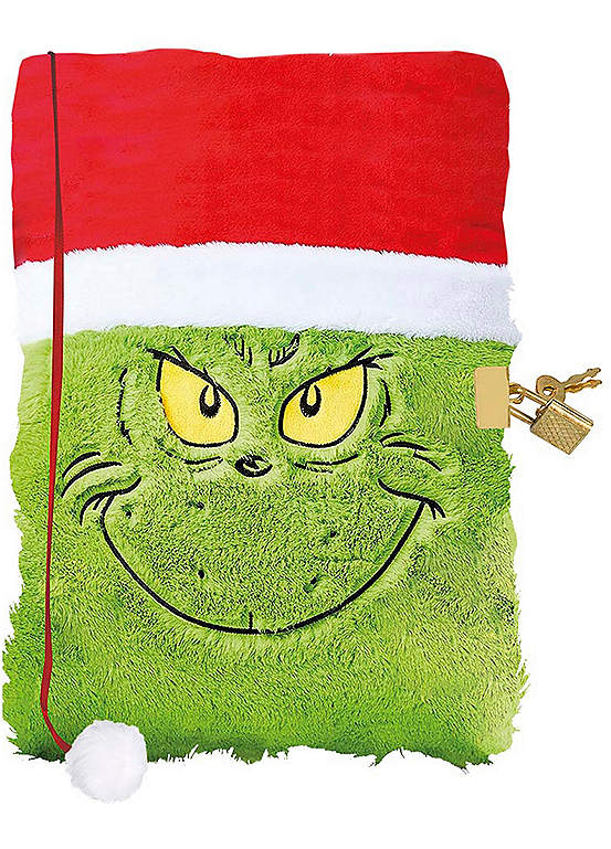 Grinch Fluffy Notebook