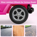 Licensed Jeep Ride On Push Car with Steering Wheel and Engine Sound for Ages 18-36 Months-Pink