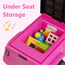 Licensed Jeep Ride On Push Car with Steering Wheel and Engine Sound for Ages 18-36 Months-Pink