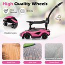 3-in-1 Ride On Push Car with Removable Guardrails and Handle