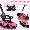 3-in-1 Ride On Push Car with Removable Guardrails and Handle