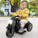 6V Electric Kid Ride on Motorcycle with Bubble Maker-Black