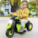 6V Electric Kid Ride on Motorcycle with Bubble Maker-Green