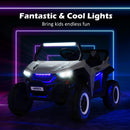 12V Battery Powered Electric Car 2-Seater Kids Ride on UTV-White
