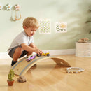 AIYAPLAY Kids Wooden Balance Board With Rope And Felt For Sensory Play