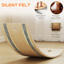 AIYAPLAY Kids Wooden Balance Board With Rope And Felt For Sensory Play