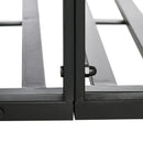 Outsunny 184cm Metal Arch Garden Garden Bridge, Black