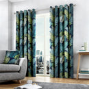 Fusion Tropical Eyelet Curtains in Multi