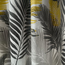 Fusion Tropical Eyelet Curtains in Ochre