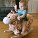HOMCOM Children  Rocking Giraffe
