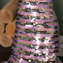 46cm Plush Christmas Bearded Gonk with Pink & Silver Sequined Hat Christmas Decoration