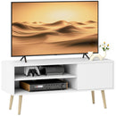 HOMCOM TV Unit Cabinet for TVs up to 55Inches with Cupboard Shelves