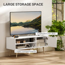 HOMCOM TV Unit Cabinet for TVs up to 55Inches with Cupboard Shelves