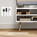 HOMCOM TV Unit Cabinet for TVs up to 55Inches with Cupboard Shelves