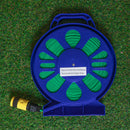 15m Flat Garden Hose Pipe with Spray Nozzle and Wind up Storage Reel