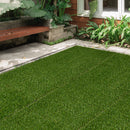 Outsunny 10 PCs 30 X 30cm Artificial Grass Turf Carpet With 25mm Pile Height