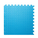Samuel Alexander Blue EVA Foam Floor Mats 60x60cm Interlocking Gym & Play Mats, Non-Slip, Water Resistant
