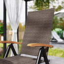 Outsunny Outdoor Folding Dining Chair, Dining Chair