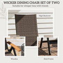 Outsunny Outdoor Folding Dining Chair, Dining Chair