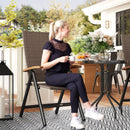 Outsunny Outdoor Folding Dining Chair, Dining Chair