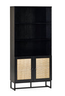 Solace Tall Bookcase - Black
