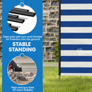 Outsunny Camping Windbreak Portable Wind Blocker Privacy Wall, 540cm x 150cm