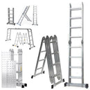 4.6m Large Lightweight Aluminium Folding Multi-position Work Platform Ladder