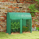 Outsunny 200 x 100 x 178cm Small Tomato Greenhouse with Roll-up Zipped Doors