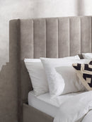 Eloise 90cm Single Bed - Grey