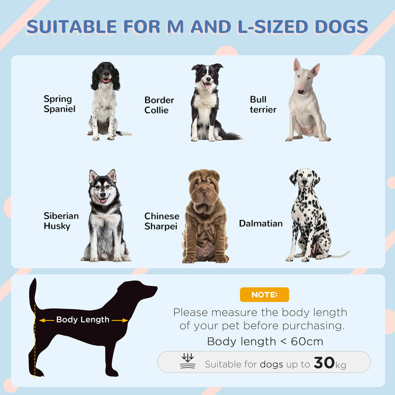 PawHut Dog Kennel For Outside, Grey