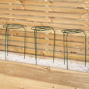Tom Chambers Urban Dark Green Metal Herbaceous Garden Plant Support Grow Through Small 40cm X 20cm