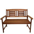 Hawkshead 2 Seater Outdoor Wooden Garden Patio Bench