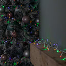 25m 1000 LED TreeBrights Christmas String Lights with Timer in Multi-Coloured on Clear Cable