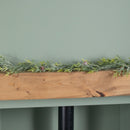 160cm Artificial Green Spruce Frosted Christmas Garland with Pinecones