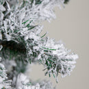 8ft (2.60m) Samuel Alexander Double Door Snow Flocked Christmas Tree Arch with 2000 Tips